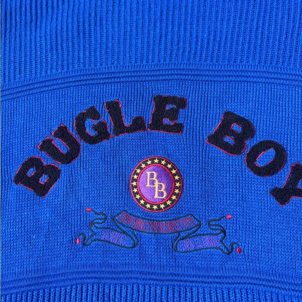 Bugle Boy Men's Royal Blue Crewneck Sweater